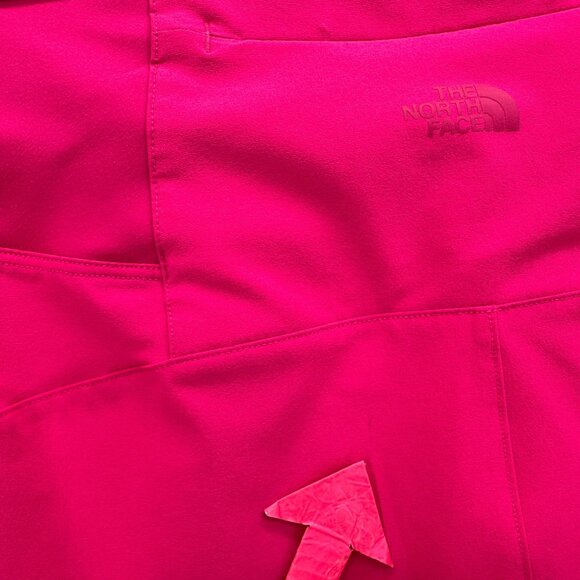 The North Face Womens Small Shorts Pull On Neon Pink Athletic Short Zipper - Picture 5 of 8